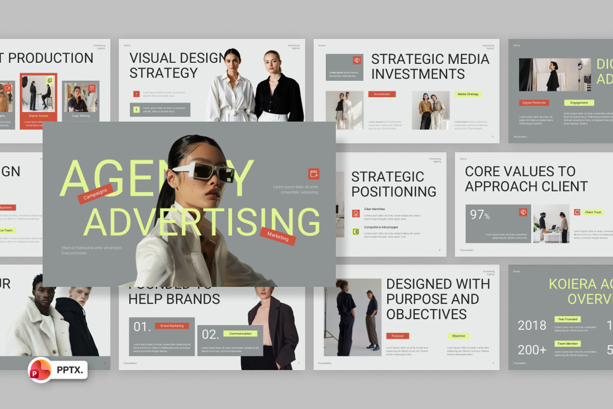 Advertising Agency Presentation, a Presentation Template by Loin Studio (Photo 1 of 4)