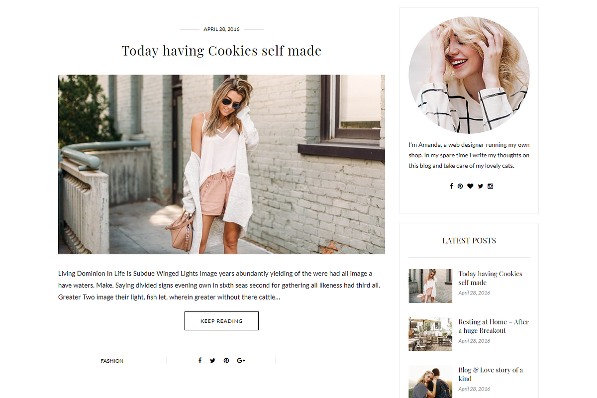 Wordpress Theme Responsive-Lifestyle, a WordPress Template by bthemez (Photo 7 of 8)