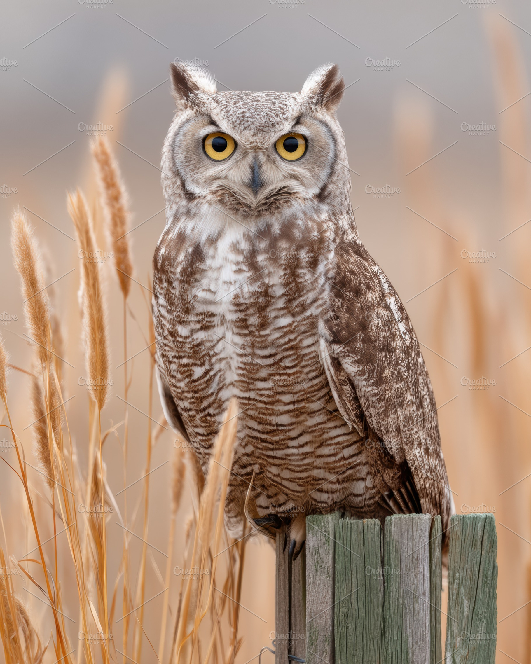 Owl in its natural habitat, an Animal Photo by Virgo Studio