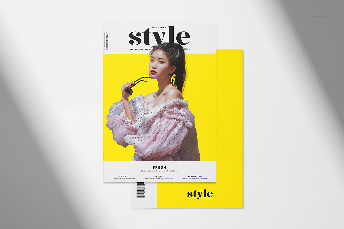 A4 Magazine Mockup Set, a Books & Magazine Mockup by creatsy5 (Photo 10 of 13)