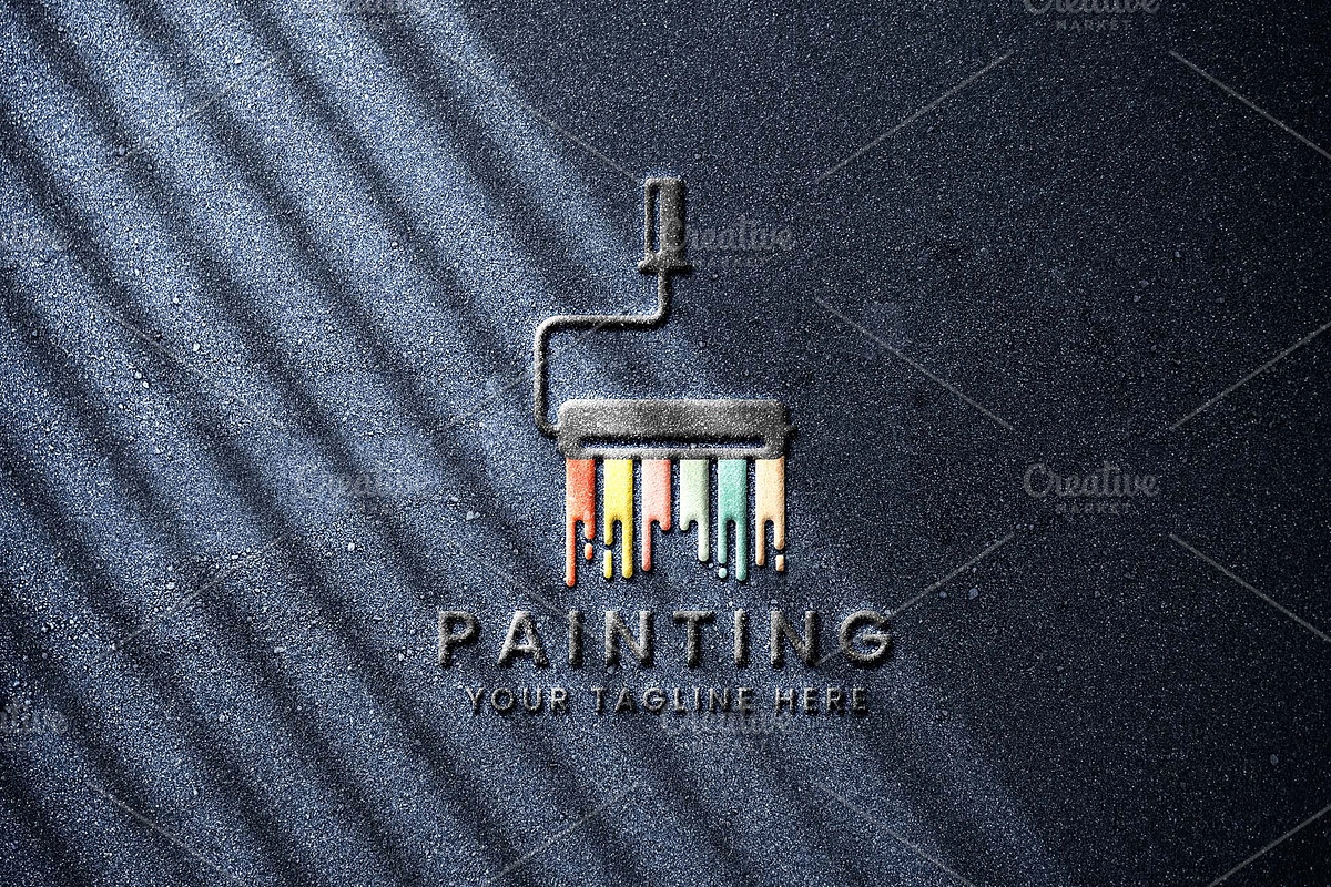 Paint brush vintage style logo, a Branding & Logo Template by SD 22 (Photo 1 of 2)