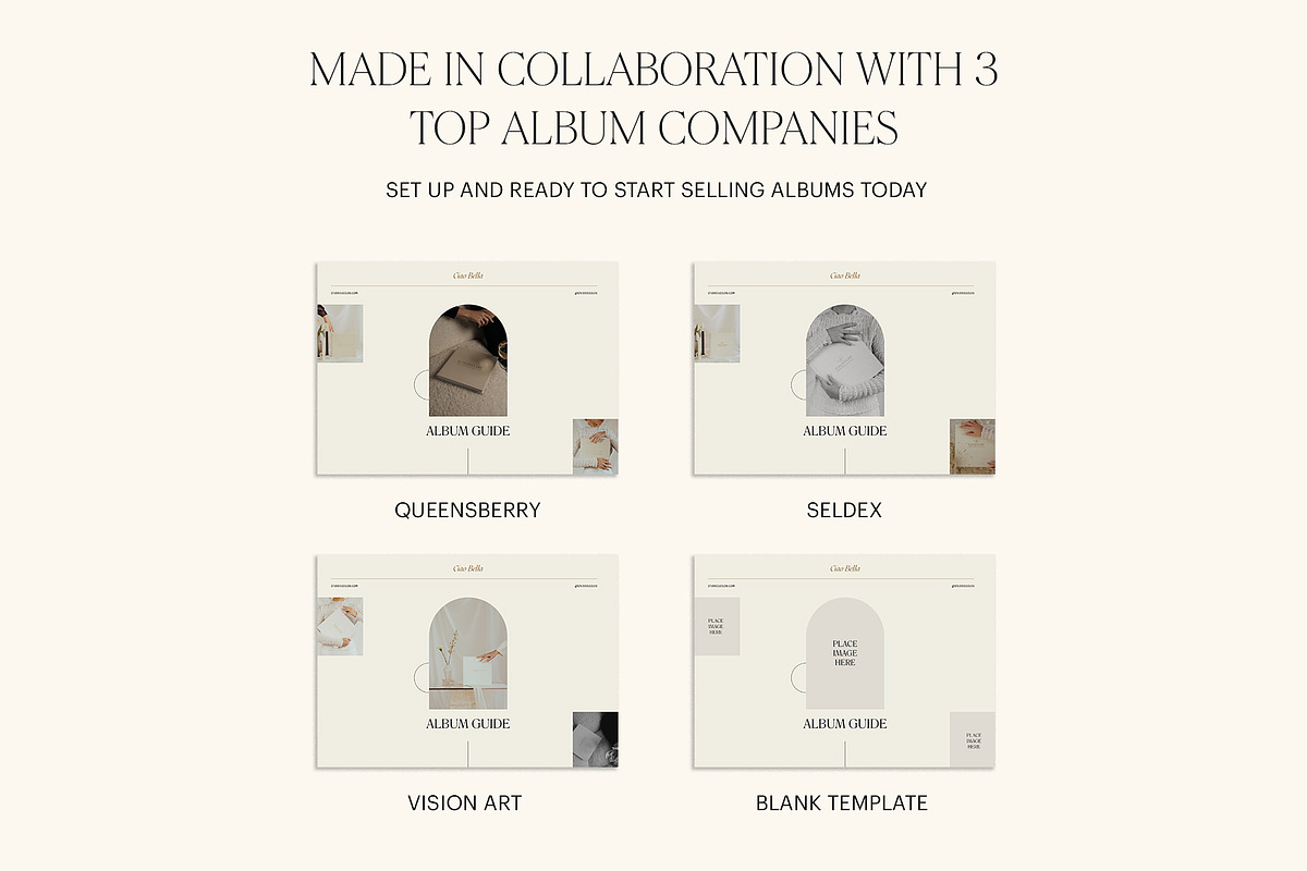 Stylish | Album Guide PDF, a Templates & Theme by Studio Leelou (Photo 3 of 10)