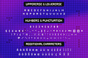 TETRA 84 80s font typeface tetris, a Font by Fat Hamster (Thumbnail 5 of 6)