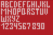 Сhristmas Knitted Font, a Symbol Font by Artolus (Thumbnail 2 of 5)