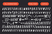 Galber Pixel, a Sans Serif Font by Craft Supply Co. (Thumbnail 8 of 8)