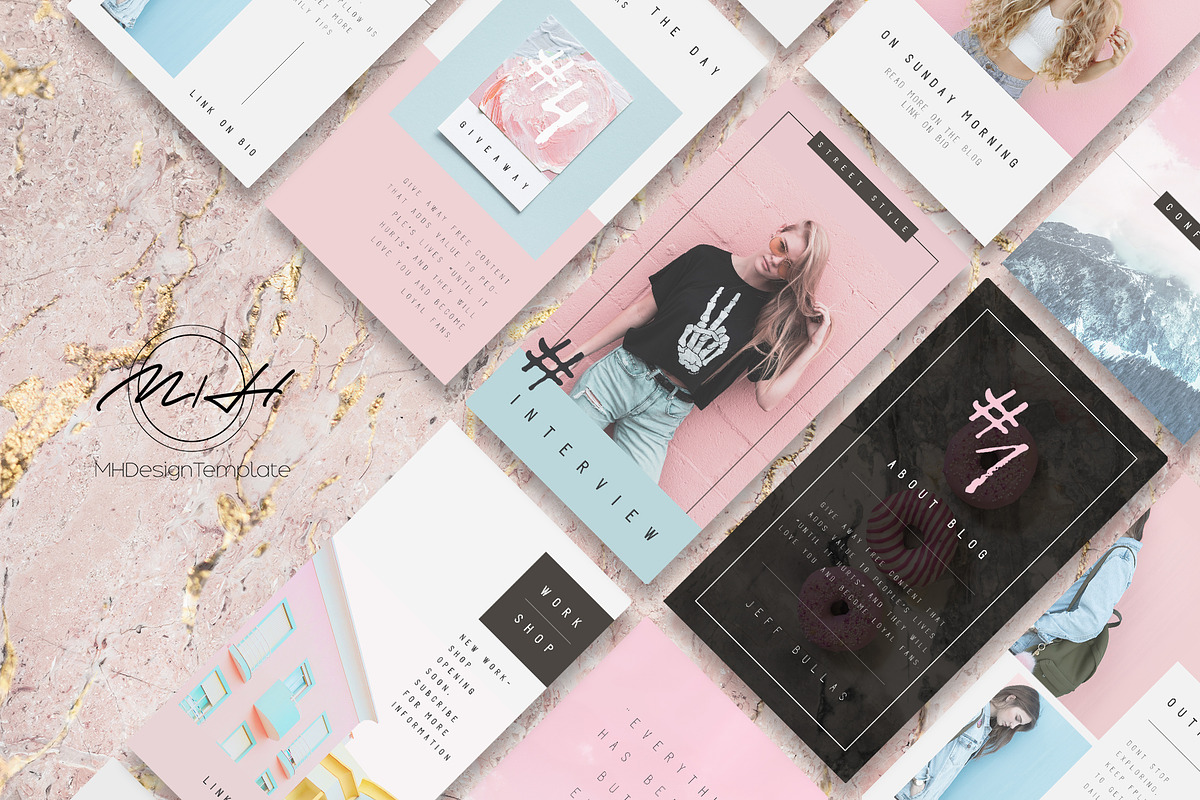 Pastel Instagram Stories Template, a Social Media Template by MH Design Template (Photo 6 of 6)