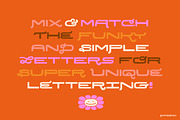 Dazed! A Quirky Retro Font & Extras, a Sans Serif Font by Jaclyn Caris (Thumbnail 15 of 16)