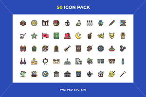 50 Morocco icons, an Icon by Wencory