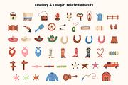 Sweet Western Collection. Vector, an Object Illustration by Digitaliya (Thumbnail 4 of 10)