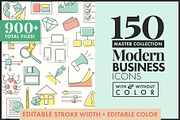 Master Icon Pack 150+ color/no color, an Icon by LOOP & LAUREL (Thumbnail 1 of 5)