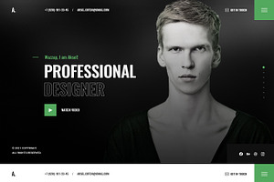 Aksel - CV/Resume WordPress Theme, a WordPress Template by VLThemes