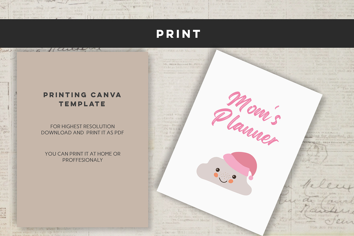 Printable Mom’s Planner, a Stationery Template by Design House (Photo 7 of 8)