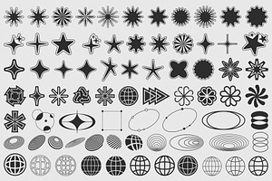 Y2K VECTOR SHAPES COLLECTION