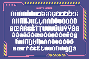 Year Sync - A Modern Y2K Font