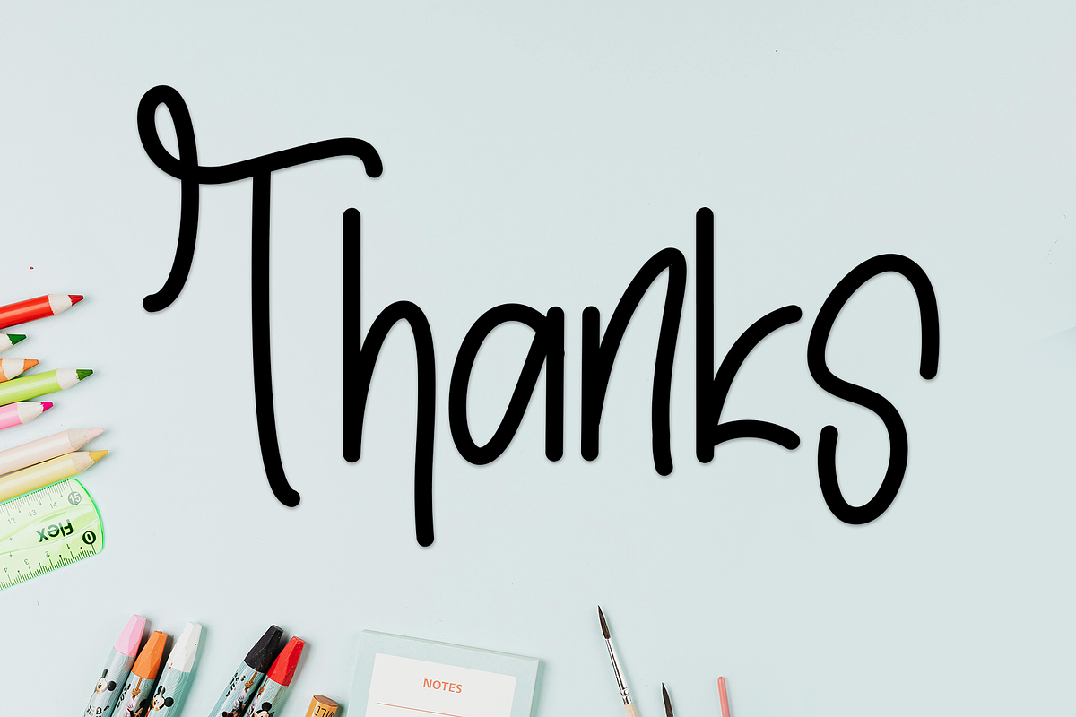 Vanilla, a Handwritten Font by InermediaSTUDIO (Photo 6 of 6)
