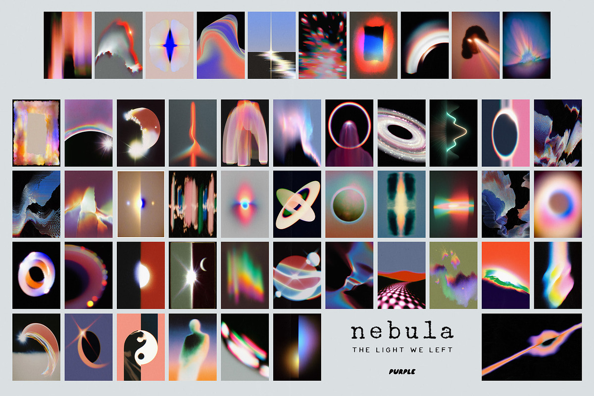 Nebula: 100 Light Experiments, a Background Graphic by Purple (Photo 10 of 12)
