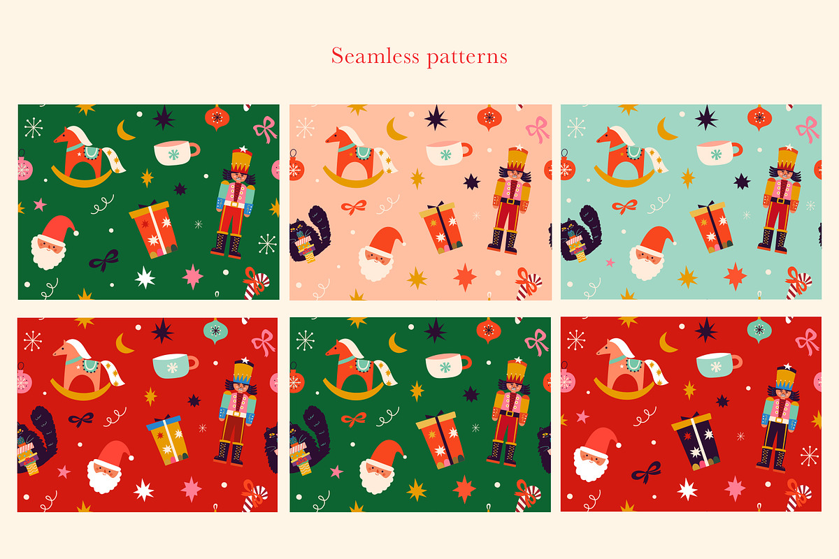 Cute Christmas collection, a Seasonal Illustration by MoleskoStudio (Photo 14 of 30)