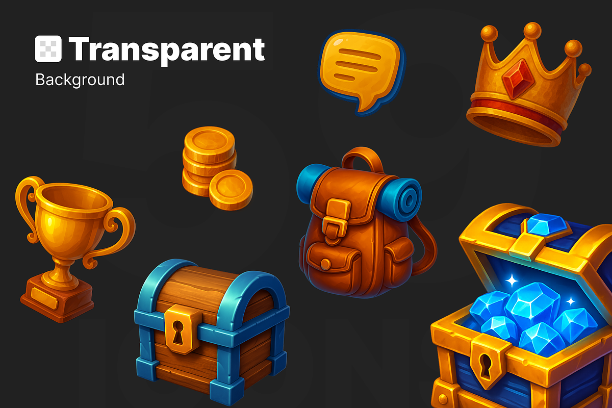 2D Illustration Game Icon Set, a Solid Icon by CodeOrbit-Designs (Photo 2 of 3)