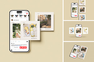 Instagram Post Mockup, an iPhone Mockup by Twins_studio926
