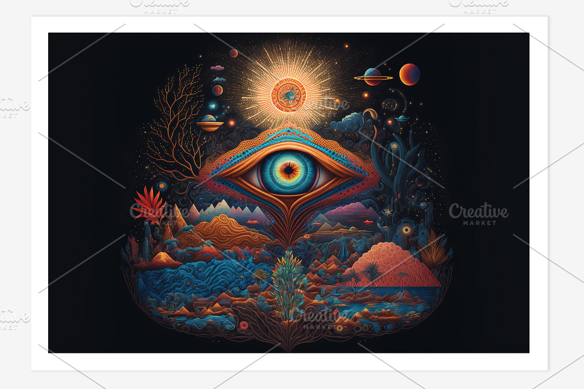 Sham Collection · Shaman Art, a Person Illustration by milatovar (Photo 13 of 18)