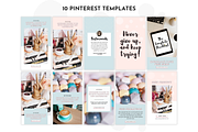 Pastel Pinterest Templats for Canva, a Social Media Template by ltsdesigns (Thumbnail 2 of 3)