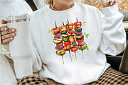 Watercolor Grill Party Clipart Bundl, an Illustration by Sublimation Artist (Thumbnail 4 of 6)