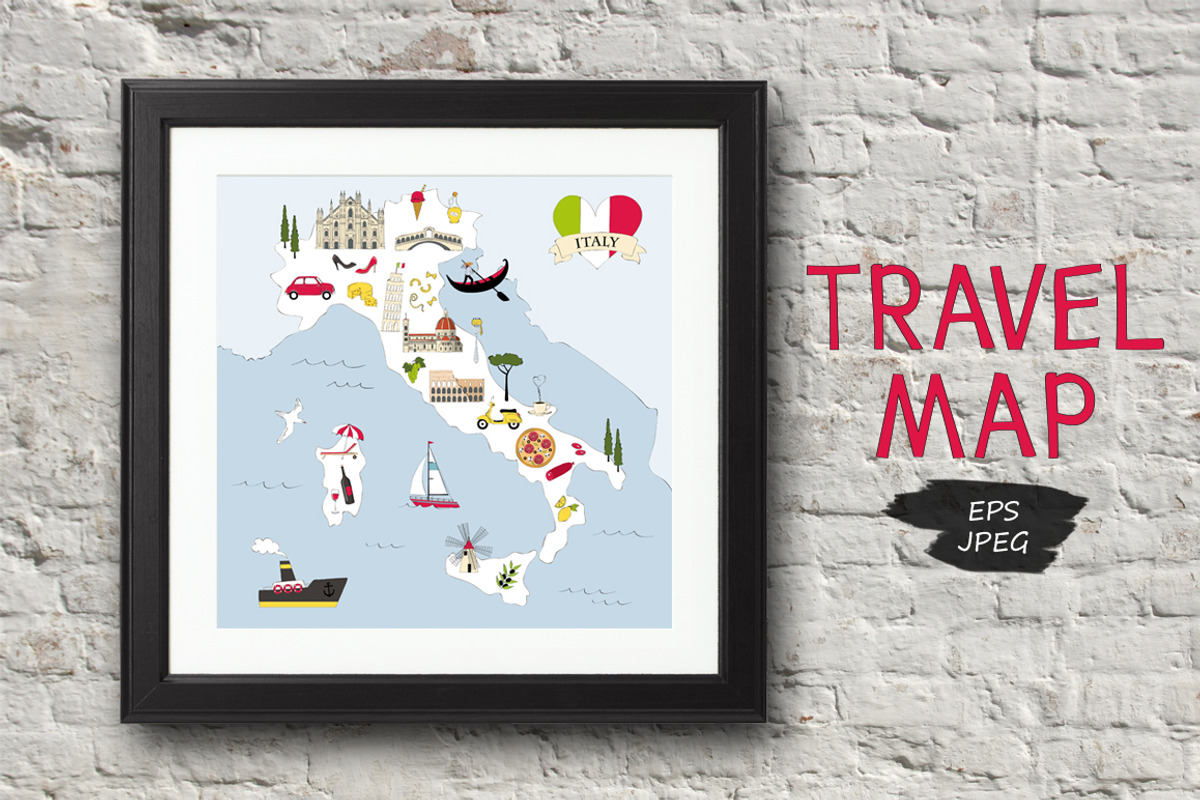 Travel set - Italy, a Graphic by Alina Tsesarskaya (Photo 3 of 4)