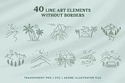 Outdoor Line Art Graphic Set, a Branding & Logo Template by Ellen Carty Design (Thumbnail 6 of 12)