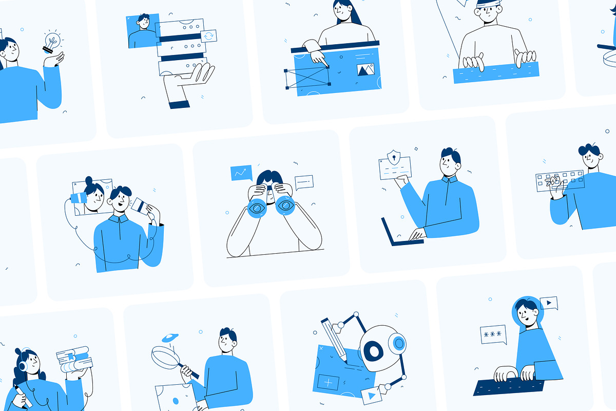 200 Tech and Business Illustration, a Technology Illustration by Vectors Market (Photo 5 of 11)