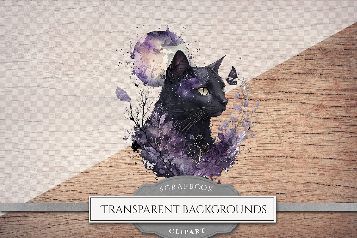 Witch Clipart Set, a Decorative Illustration by Secret Helper (Photo 3 of 4)