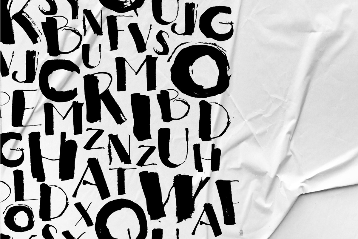 Thick Pen Font preview 4