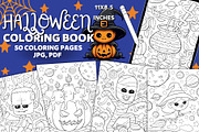 Halloween Coloring Book, a Seasonal Illustration by Line Store (Thumbnail 1 of 4)