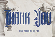 Xerathos Gothic Blackletter Medieval, a Blackletter Font by Letterara (Thumbnail 15 of 15)