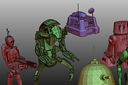 STAR WARS DROIDS PACK low poly, a Characters & Person 3D Model by 2$ SHOP (Thumbnail 12 of 16)