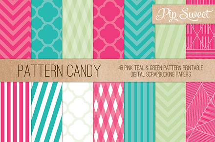 Candy Colour 48 Pattern Set