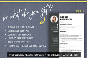 Modern RESUME TEMPLATE With Photo