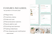Pastel Shopify Theme Template, a Shopify Template by Macarons and Mimosas (Thumbnail 3 of 10)