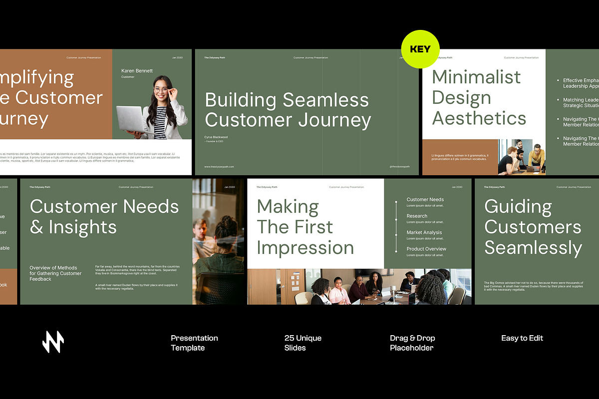 Oddysey Journey Keynote, a Presentation Template by Neermana