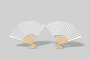 Hand Fan Mockup, a Merchandise Mockup by Bartama Graphic (Thumbnail 4 of 4)