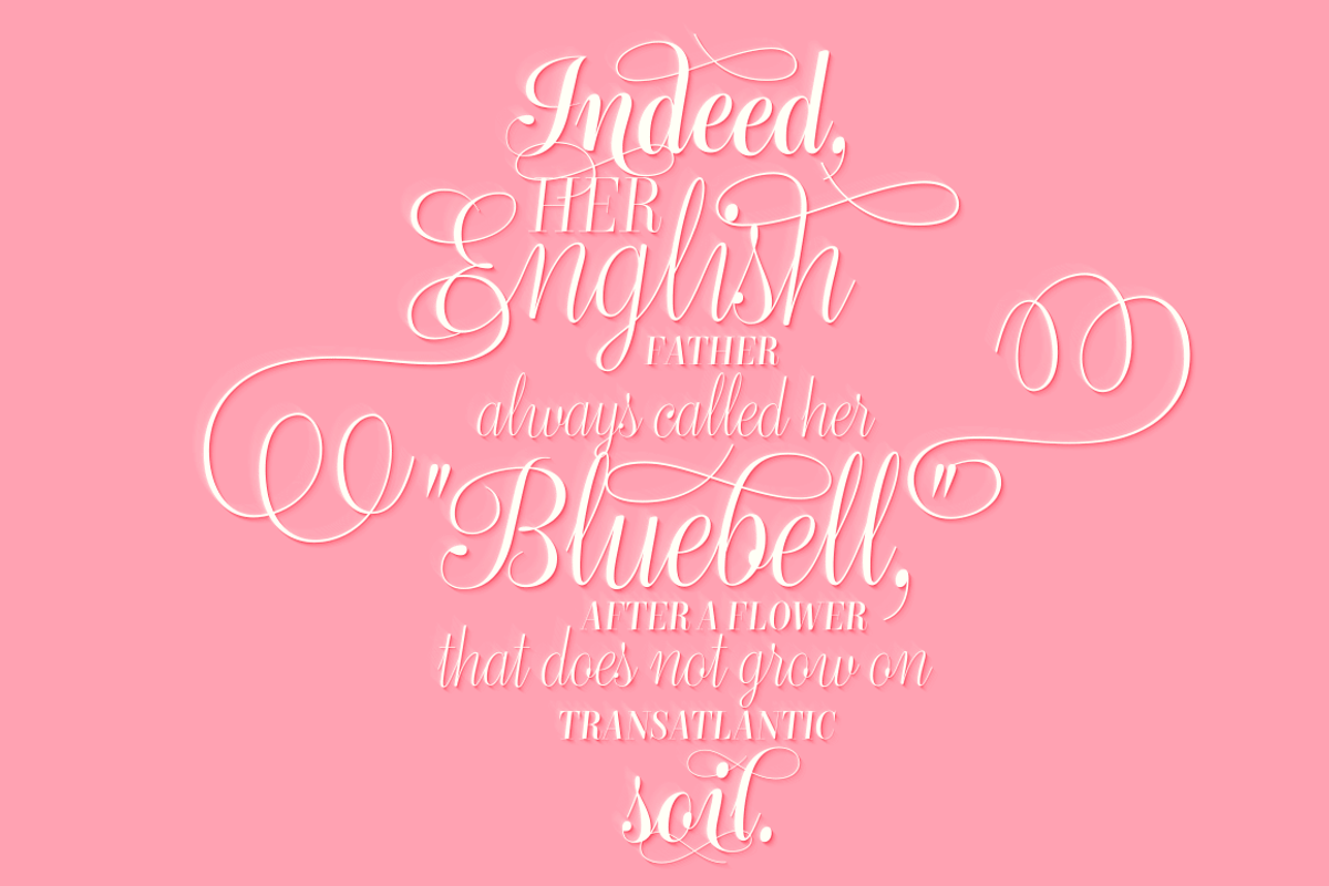 Bluebell - 6 fonts -Sale preview 4