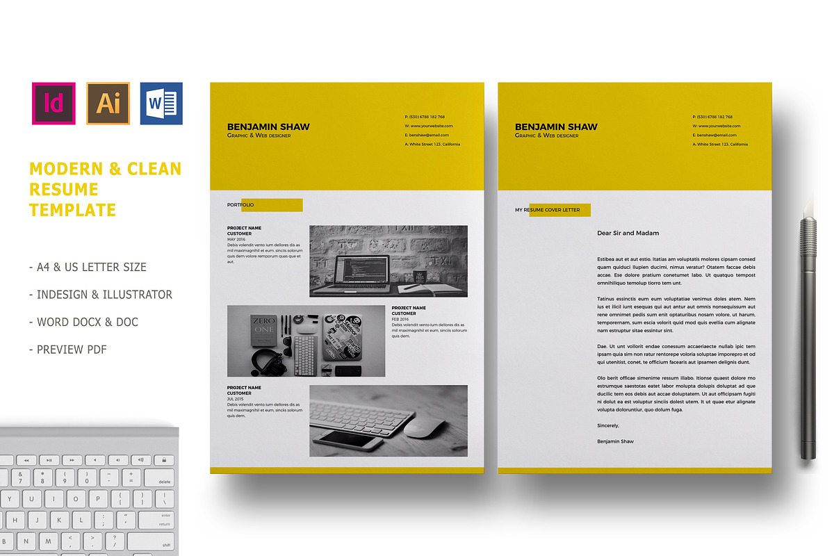 Polaris Resume Template, a Resume Template by Nina Shaw (Photo 15 of 18)