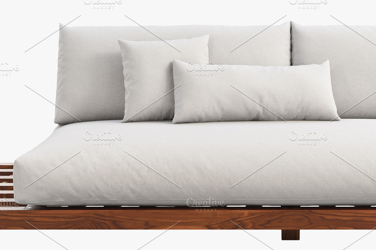 Beltempo Trimmer 3-seat sofa, a Furniture 3D Model by 3dmitruk (Photo 4 of 11)