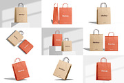 Kraft Paper Shopping Bag Mockup, a Packaging Mockup by Ram Studio LLC (Thumbnail 2 of 16)