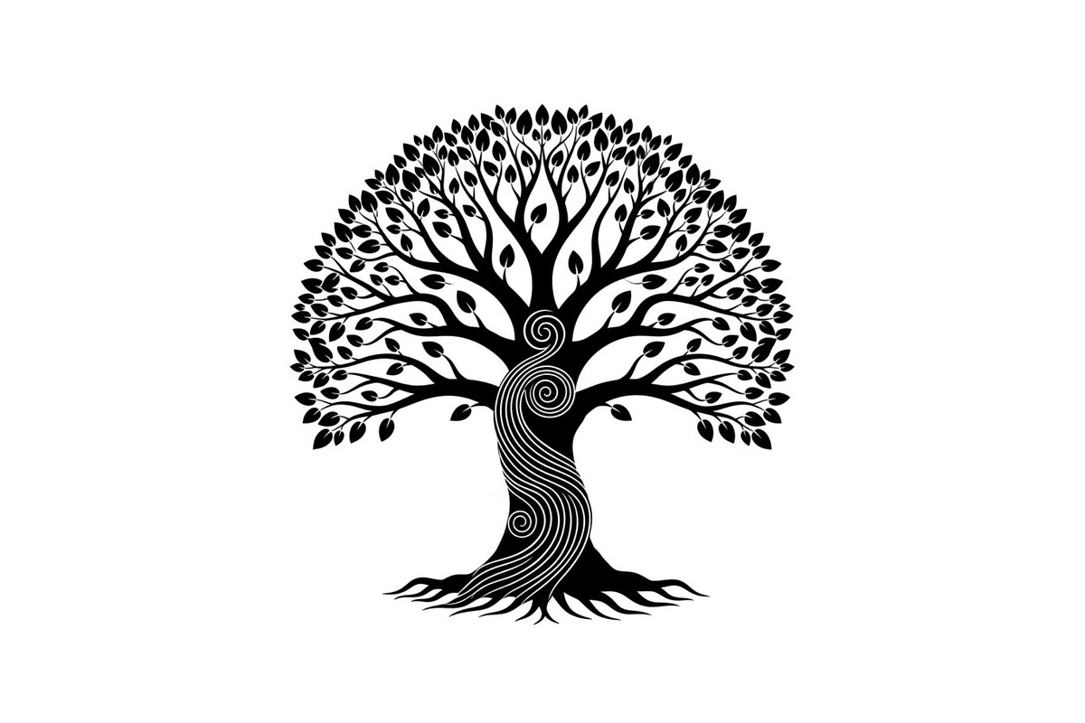 Tree Silhouette Vector Bundle, an Illustration by musafir_fashion (Photo 5 of 51)