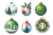 Green Christmas Tree Ball PNG, an Illustration by SinaCreation (Thumbnail 2 of 7)