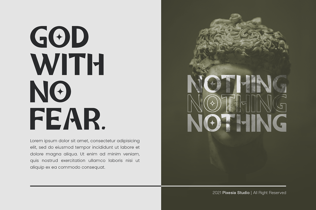 Merlove - Contemporary Display Font, a Sans Serif Font by Pixesia Studio (Photo 5 of 11)