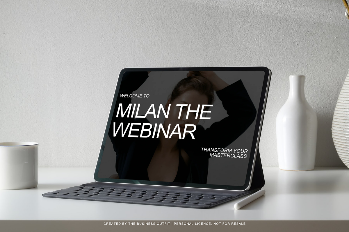 CANVA: Milan Slide Deck Webinar, a Presentation Template by thebusinessoutfit (Photo 14 of 32)