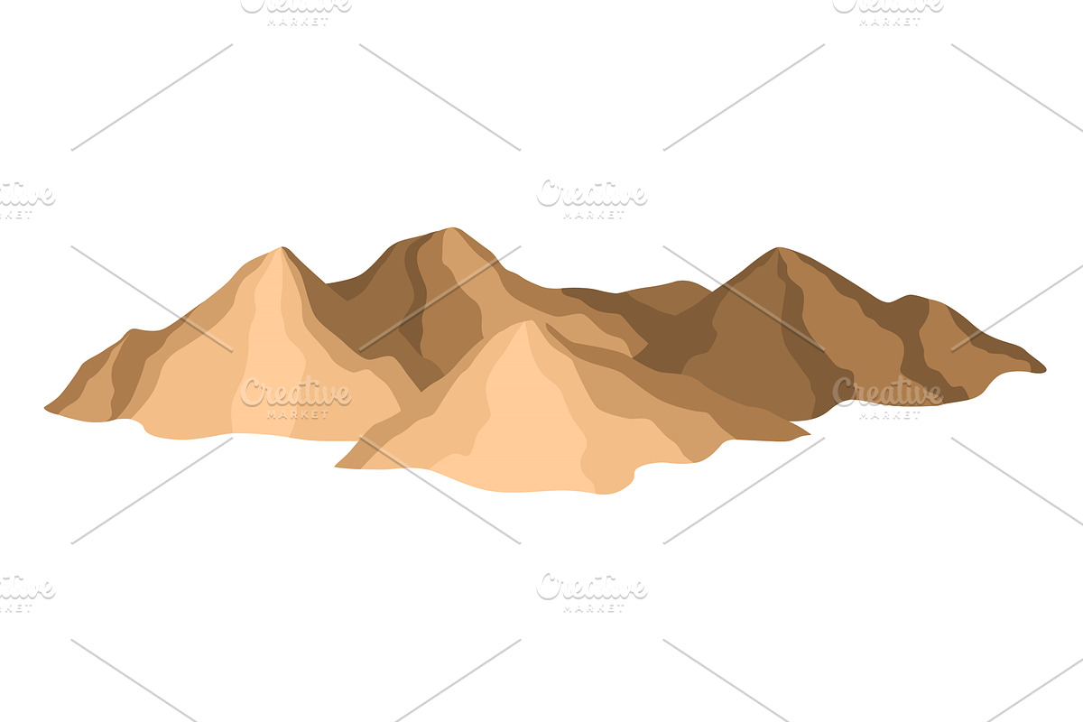 An Abstract Mountain Range, an Illustration by the8monkey
