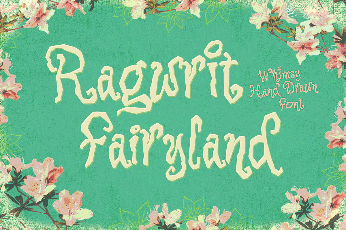 Ragwrit Fairyland Whimsical Font, a Handwritten Font by Littlehand (Photo 1 of 9)