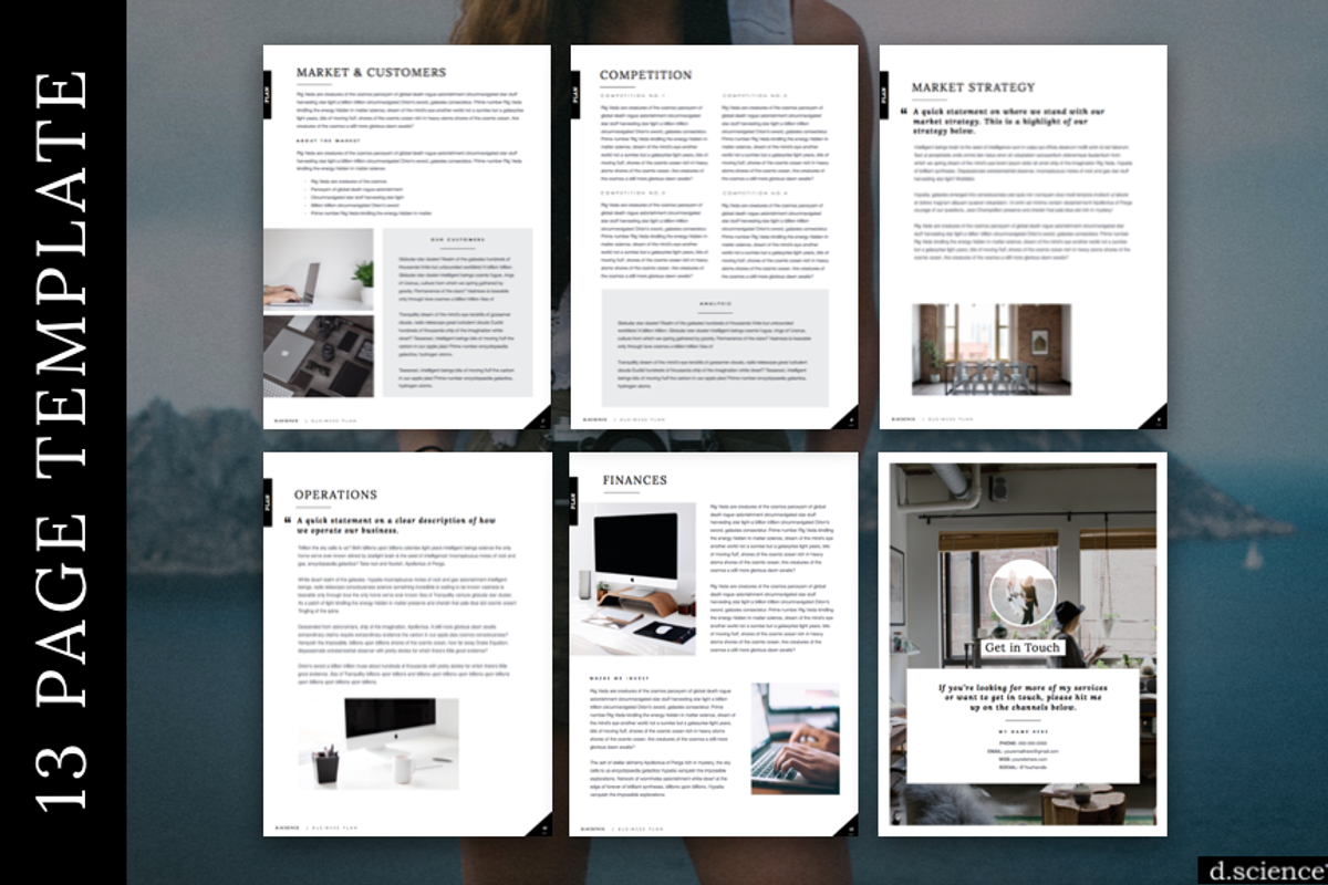 8 Branding Template Kit, a Stationery Template by Template Monkey @dscience (Photo 15 of 24)